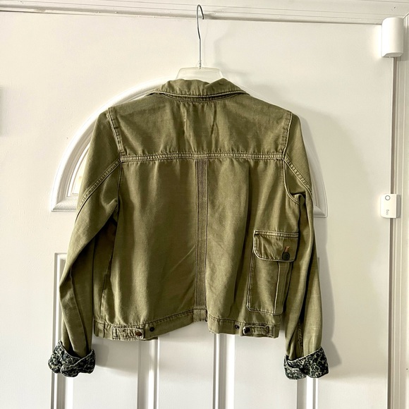 Anthropologie Utility Olive Green Jacket - Picture 2 of 3